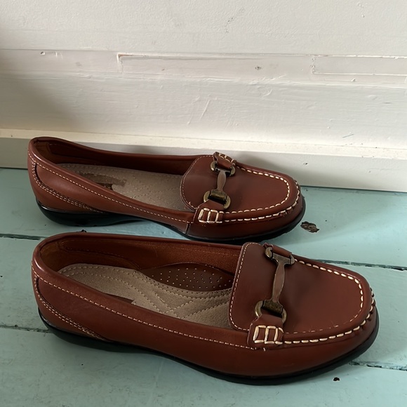 Loafer Size 6W Horse-bite Buckle Leather Upper Thom McAn - Picture 5 of 13